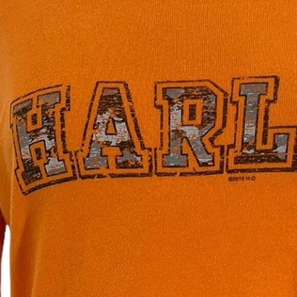 HARLEY DAVIDSON Tampa, Florida Orange Skull & Floral Graphics - Picture 7 of 11